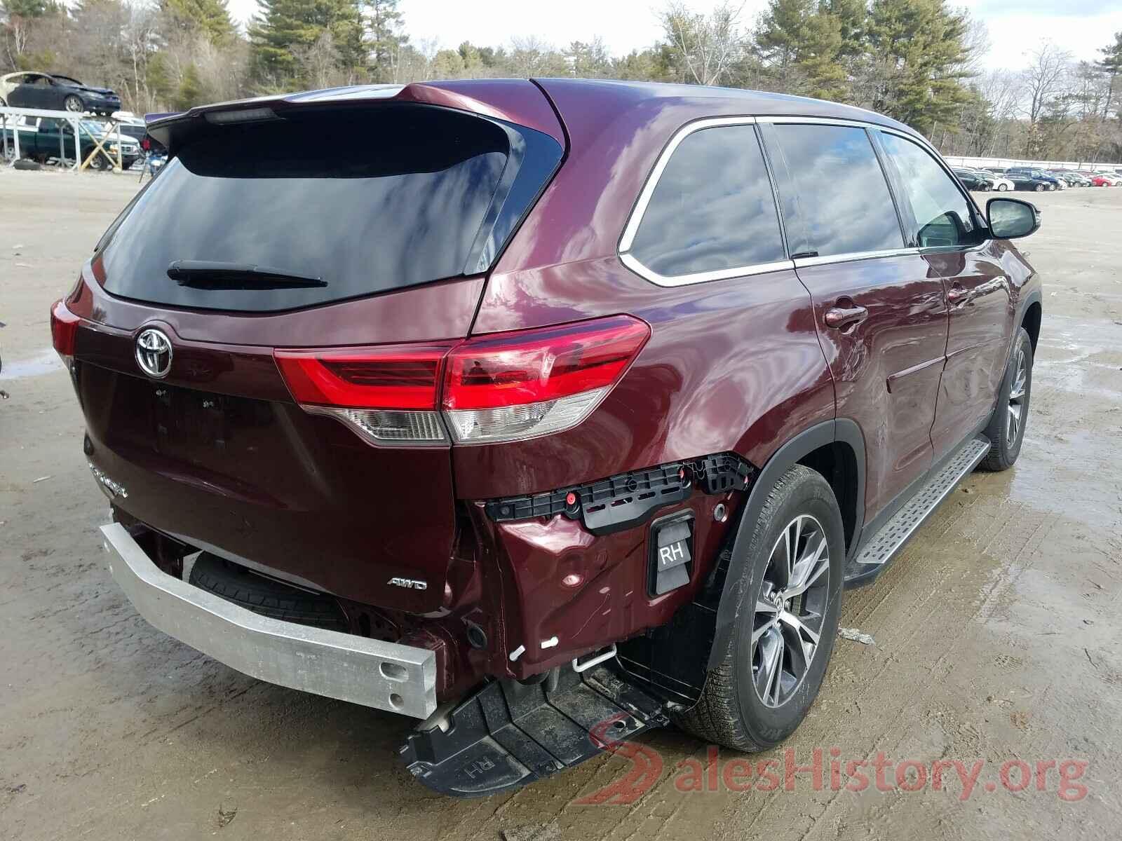 5TDBZRFH1KS975607 2019 TOYOTA HIGHLANDER