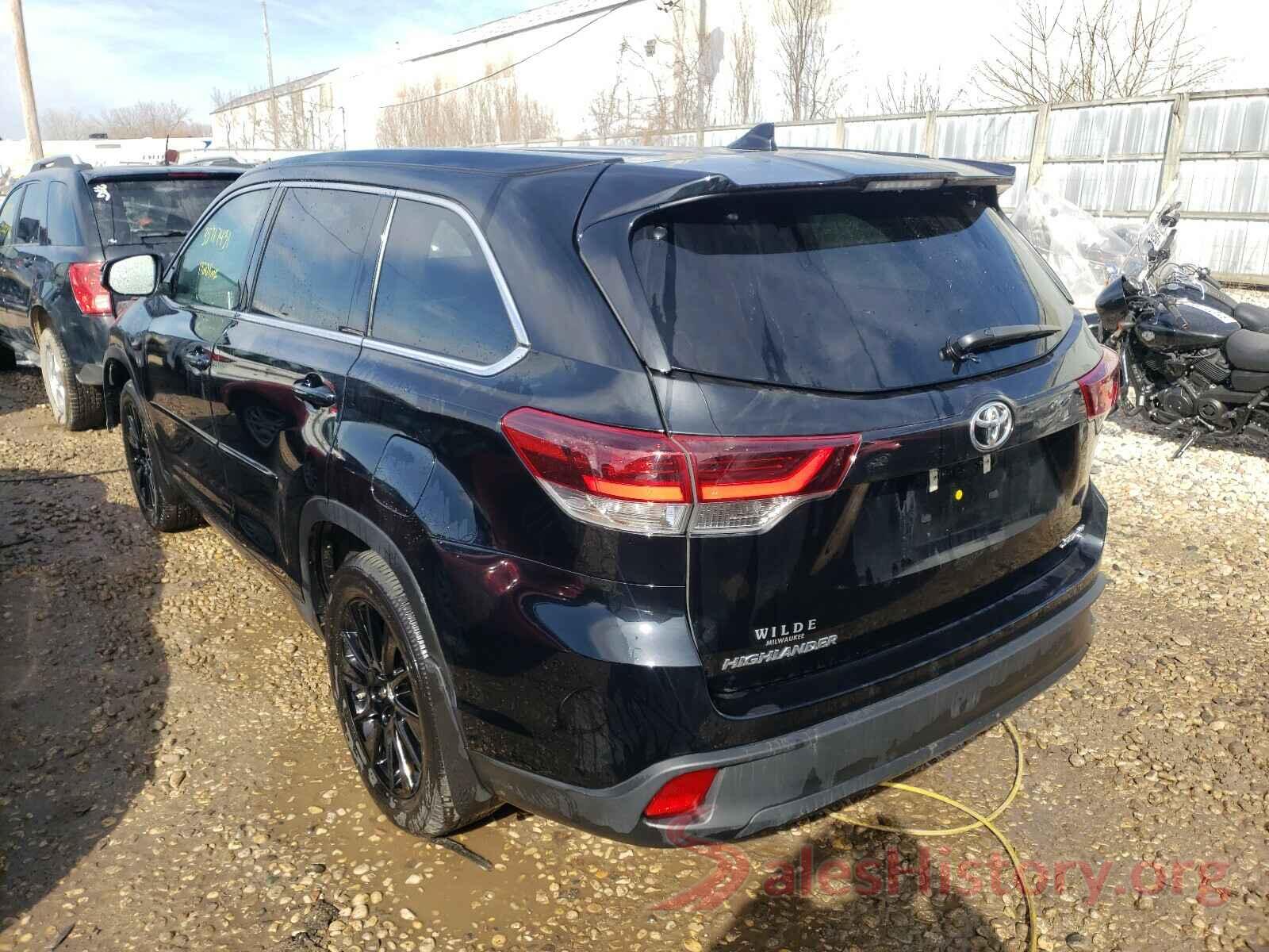 5TDJZRFHXKS600293 2019 TOYOTA HIGHLANDER