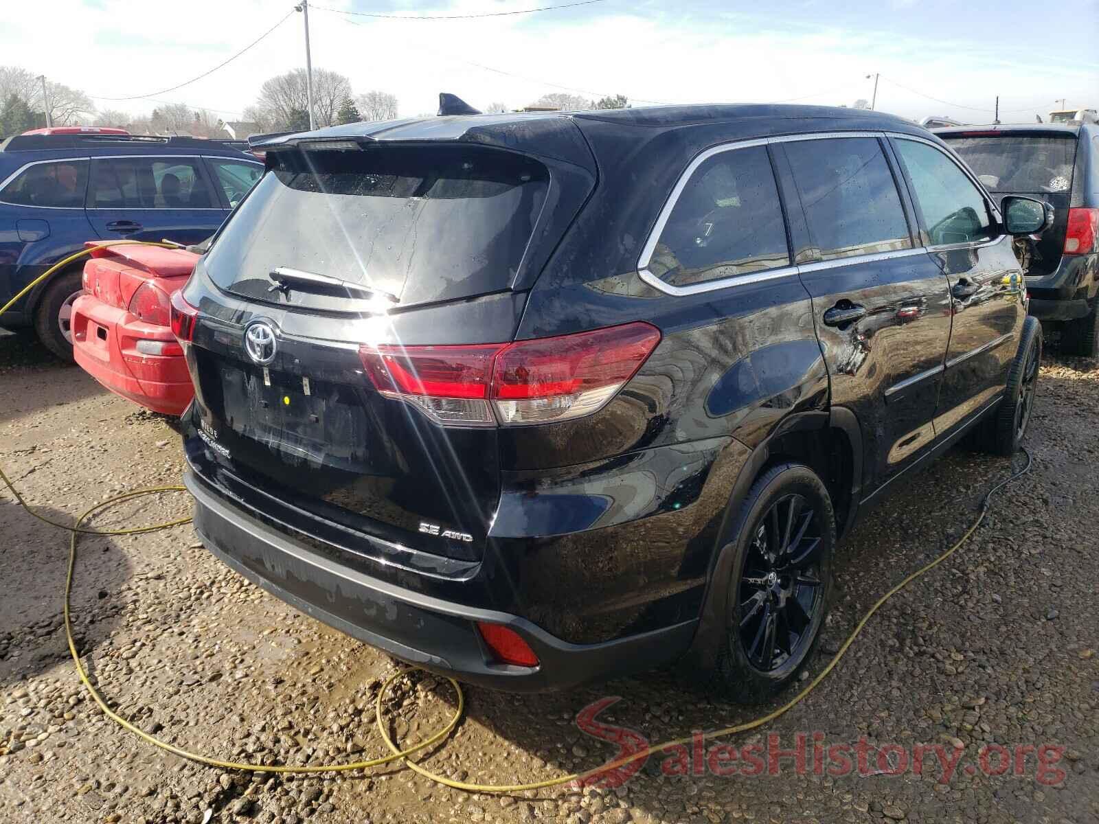 5TDJZRFHXKS600293 2019 TOYOTA HIGHLANDER