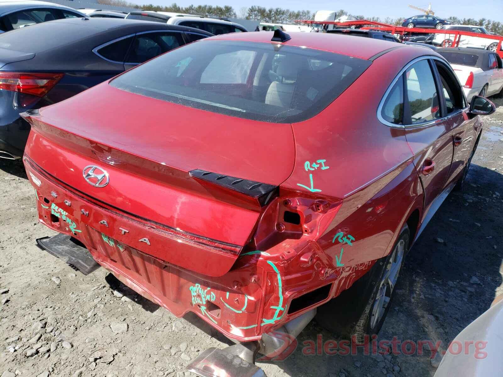 5NPEL4JA2LH046996 2020 HYUNDAI SONATA