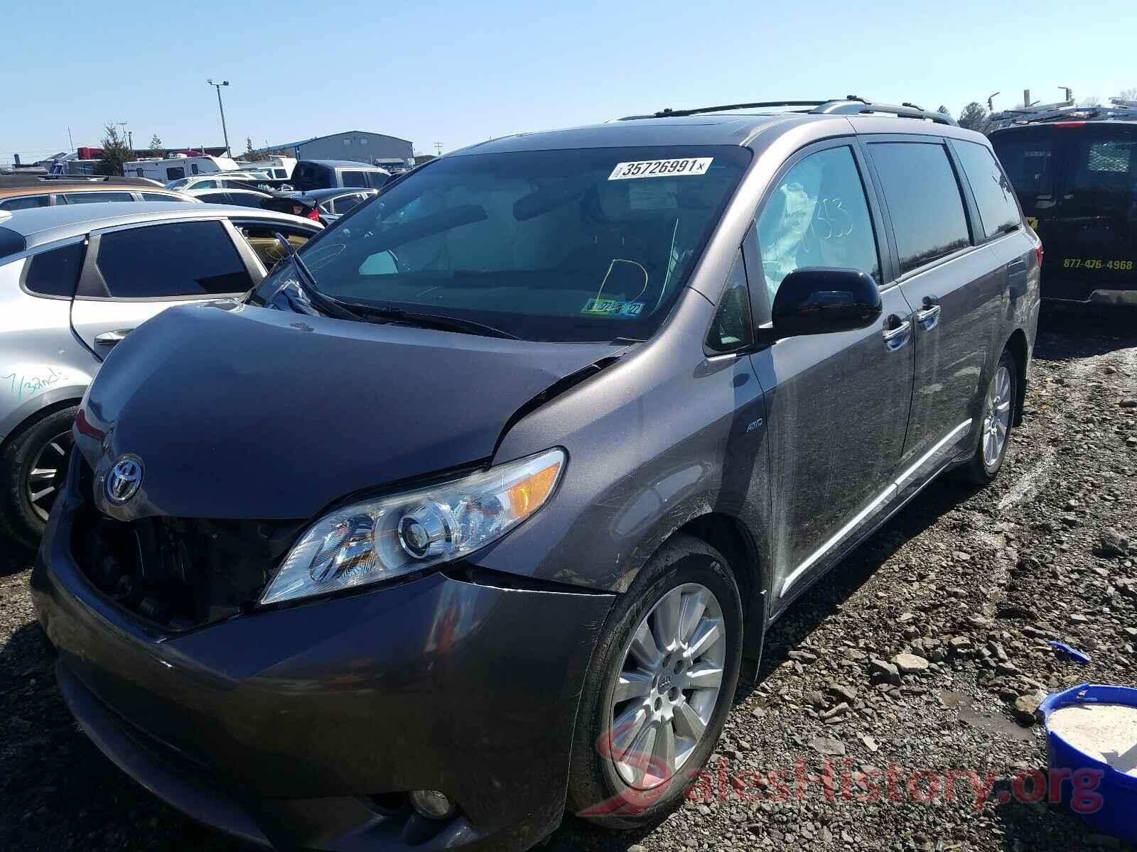 5TDDK3DC8GS139639 2016 TOYOTA SIENNA