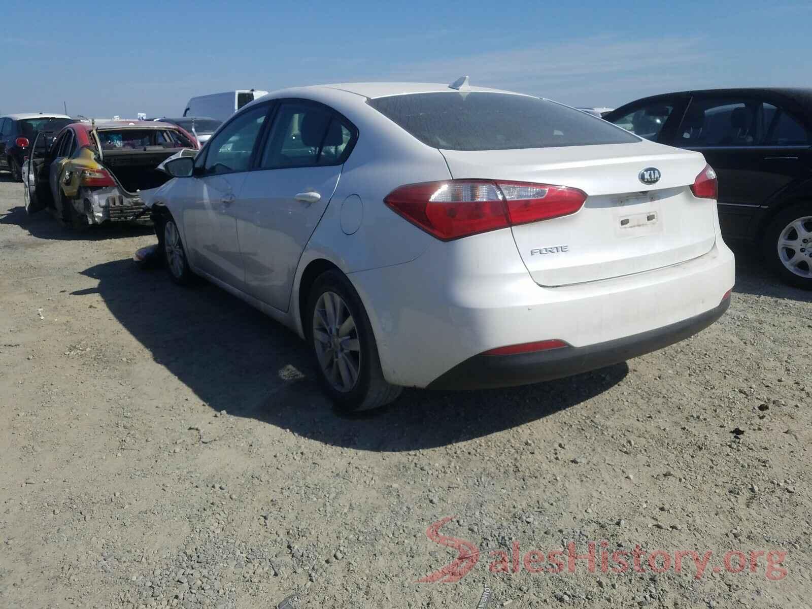 KNAFX4A63G5604216 2016 KIA FORTE