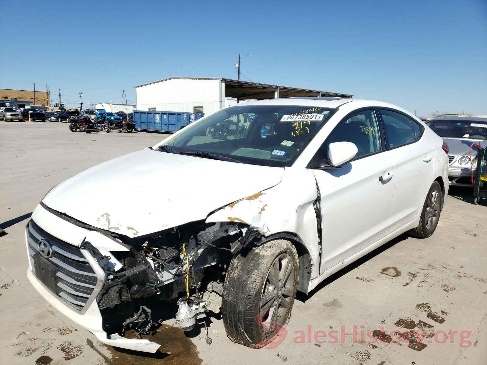 5NPD84LF7JH280683 2018 HYUNDAI ELANTRA