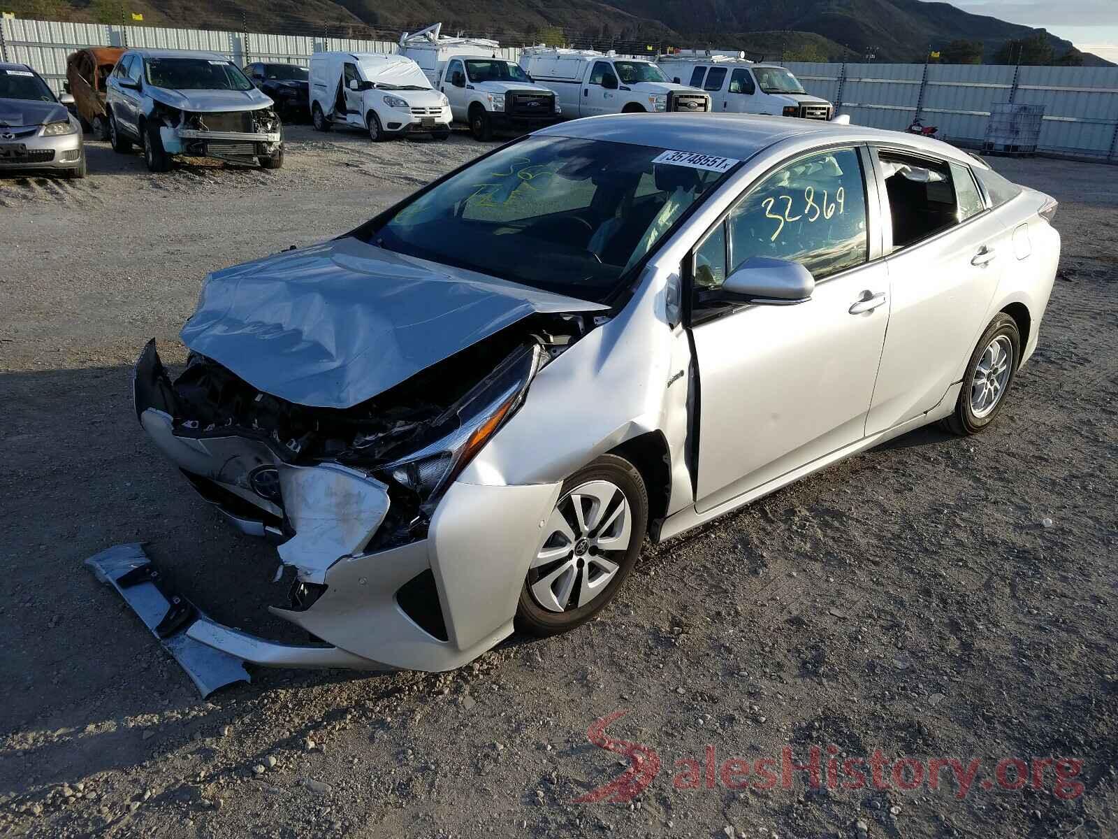 JTDKBRFU2H3567211 2017 TOYOTA PRIUS