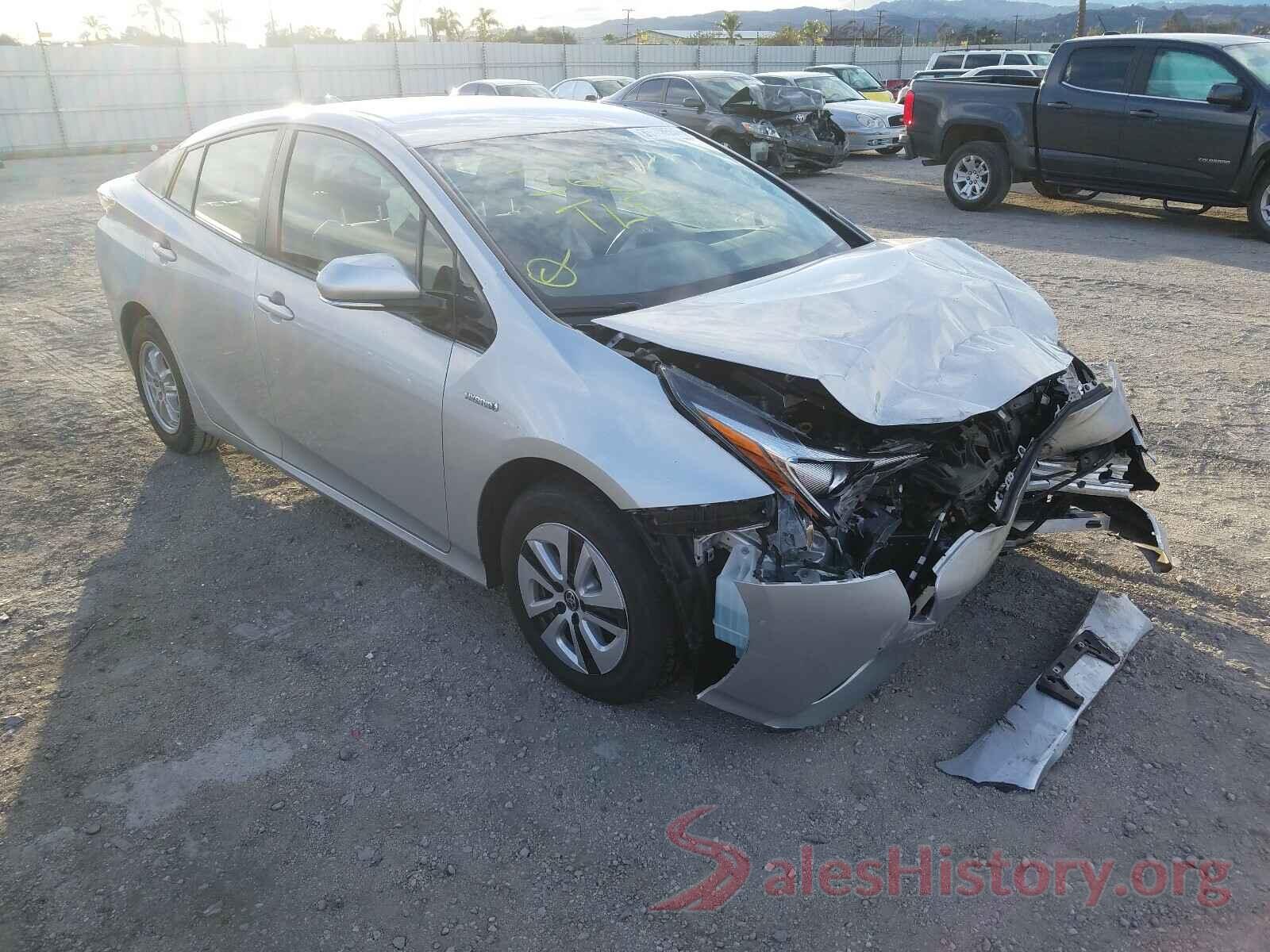 JTDKBRFU2H3567211 2017 TOYOTA PRIUS