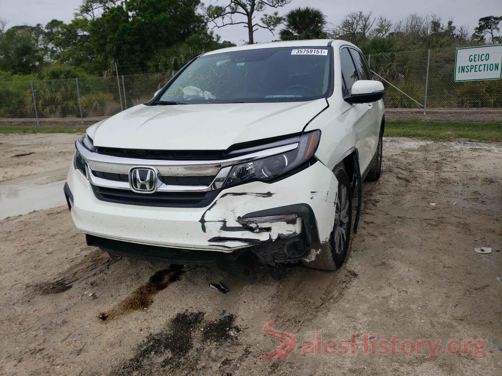 5FNYF5H54KB017600 2019 HONDA PILOT