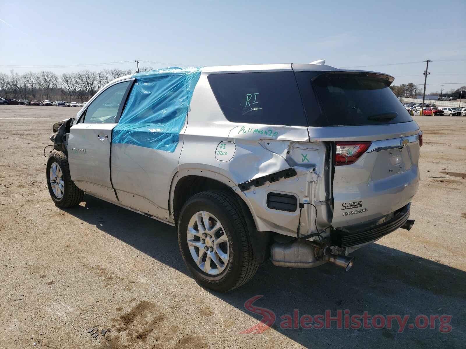 1GNERFKW4LJ125363 2020 CHEVROLET TRAVERSE