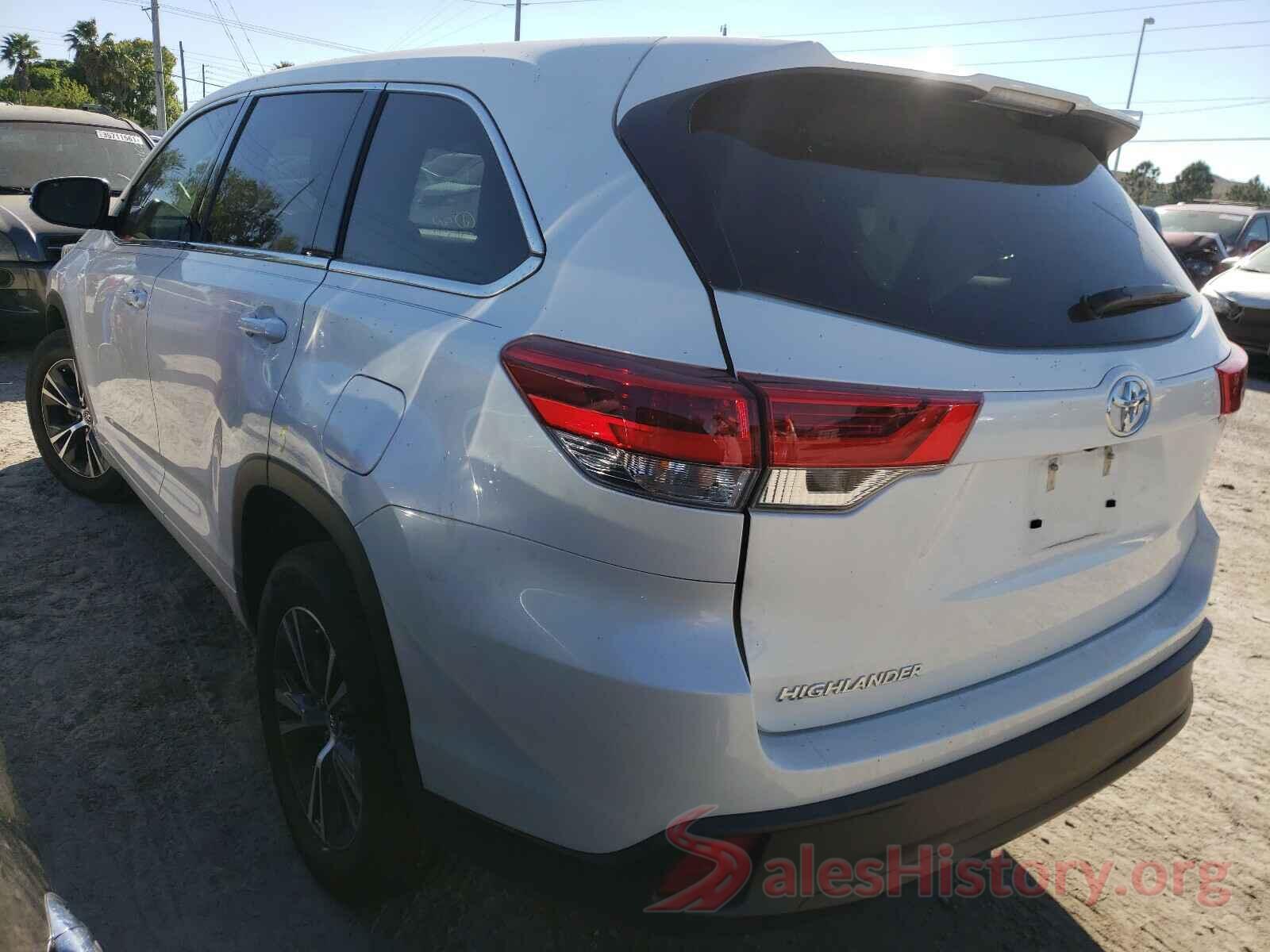 5TDZARFH8JS039620 2018 TOYOTA HIGHLANDER