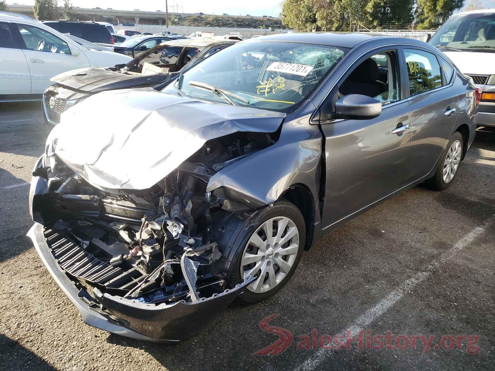 3N1AB7AP3KY256745 2019 NISSAN SENTRA