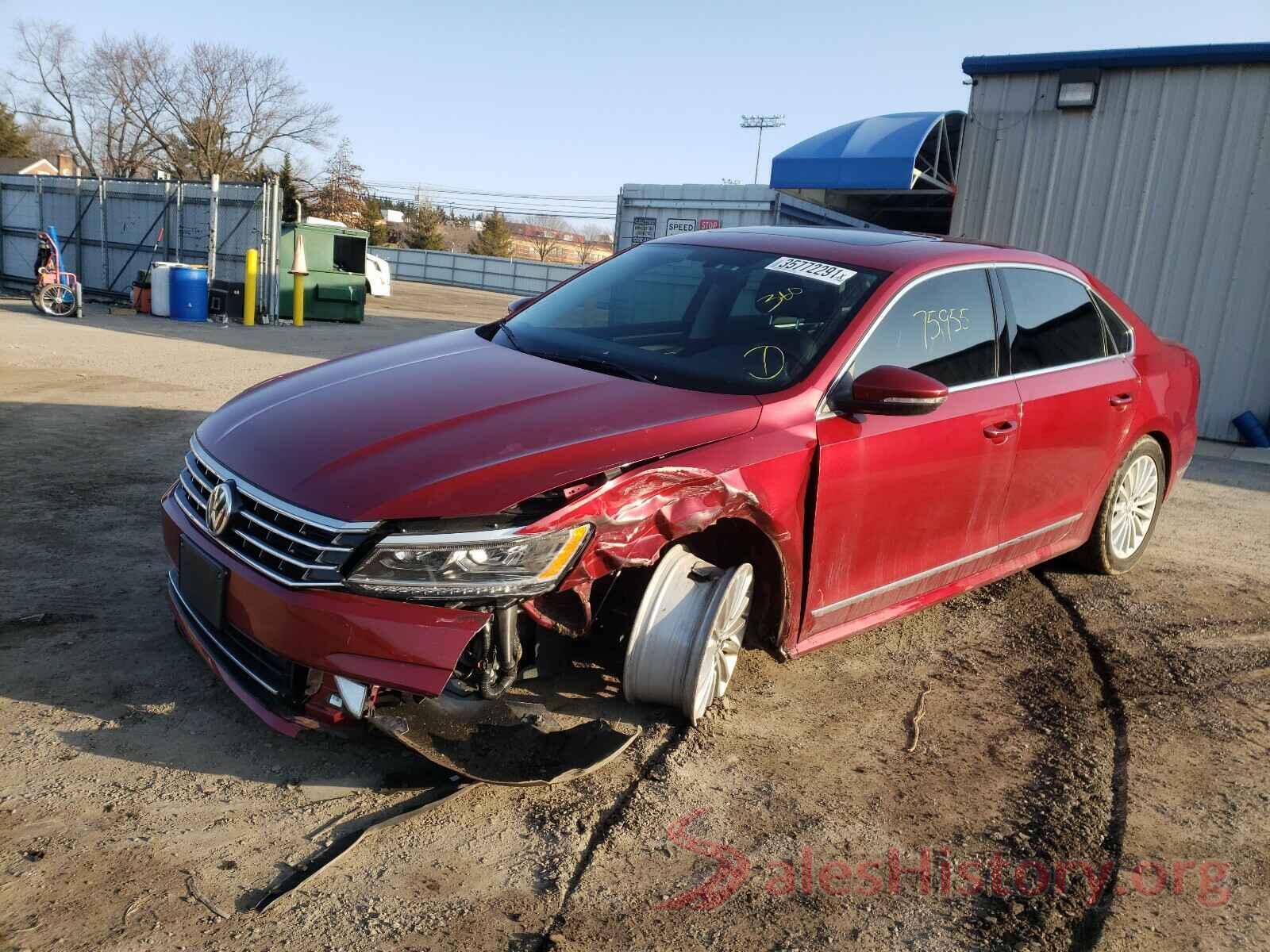 1VWBT7A31GC052938 2016 VOLKSWAGEN PASSAT