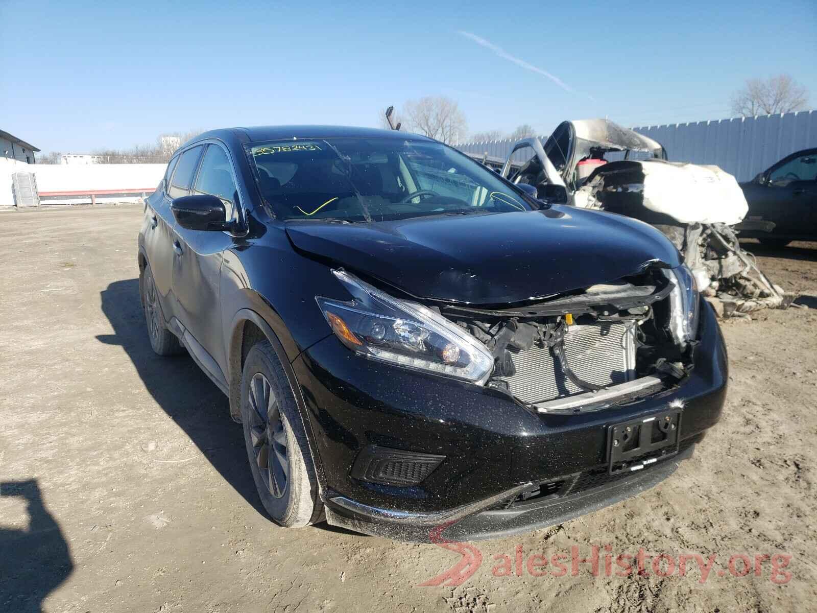 5N1AZ2MH8JN166837 2018 NISSAN MURANO