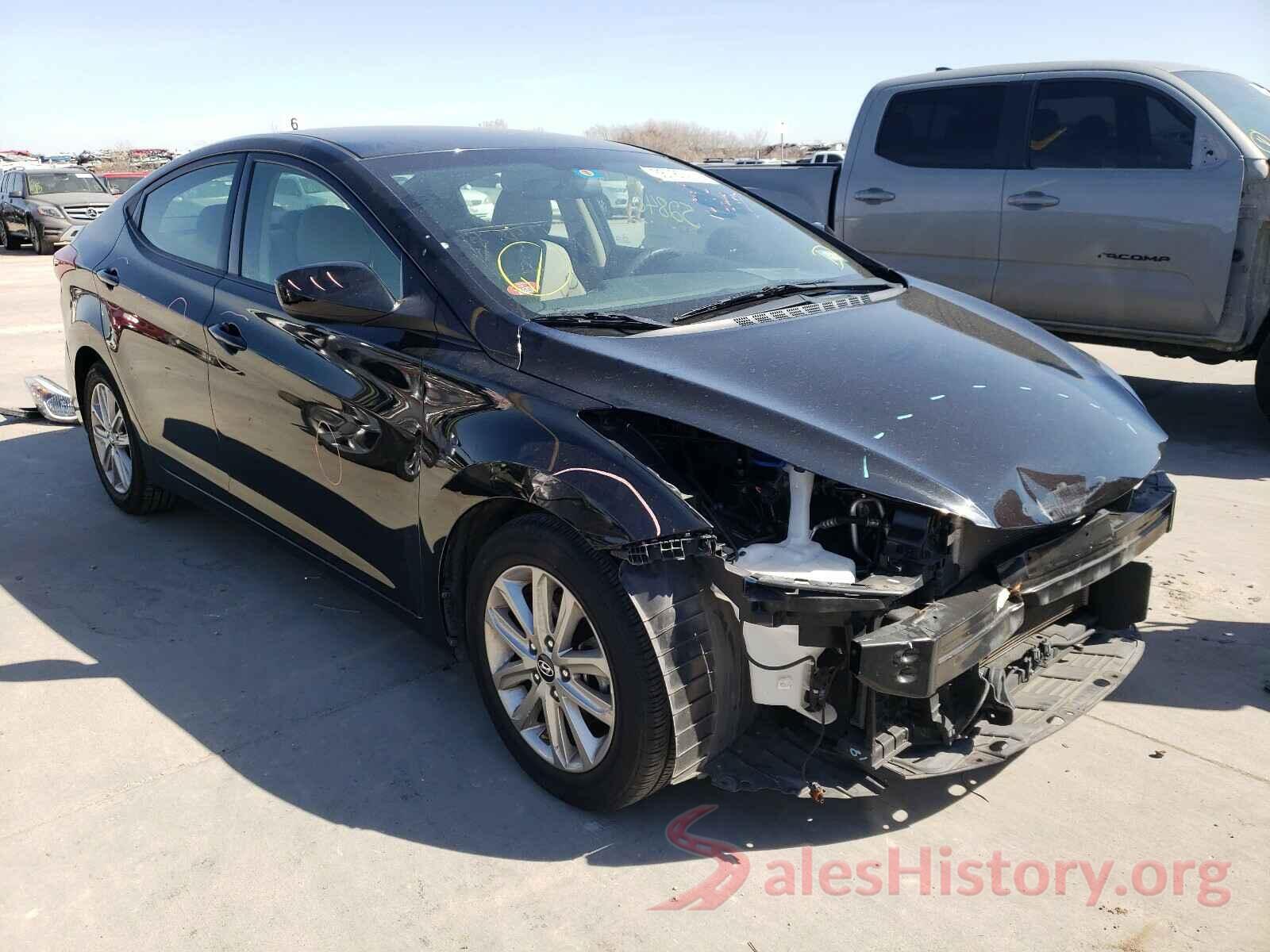 5NPDH4AE5GH657580 2016 HYUNDAI ELANTRA