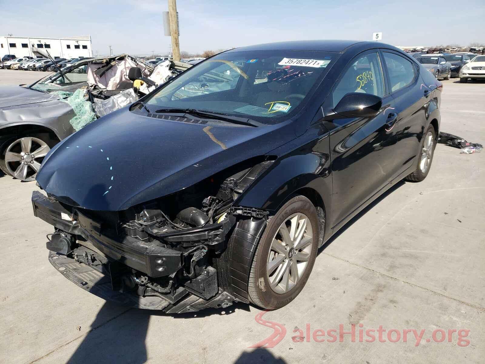 5NPDH4AE5GH657580 2016 HYUNDAI ELANTRA