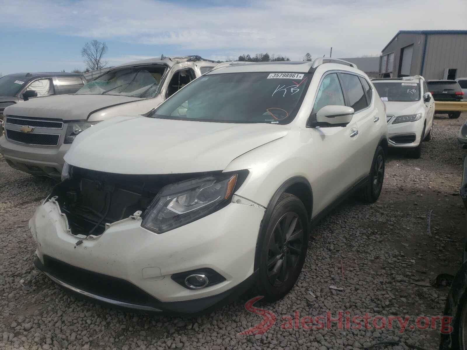 5N1AT2MT4GC836457 2016 NISSAN ROGUE