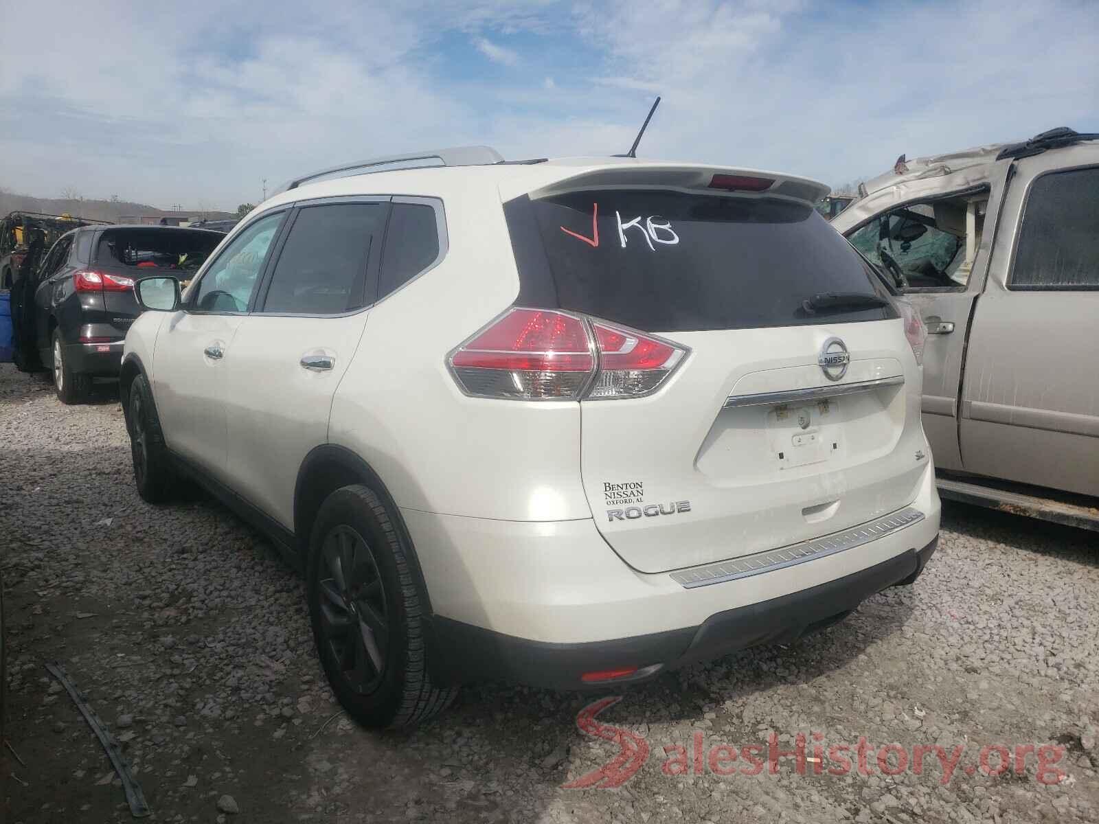 5N1AT2MT4GC836457 2016 NISSAN ROGUE