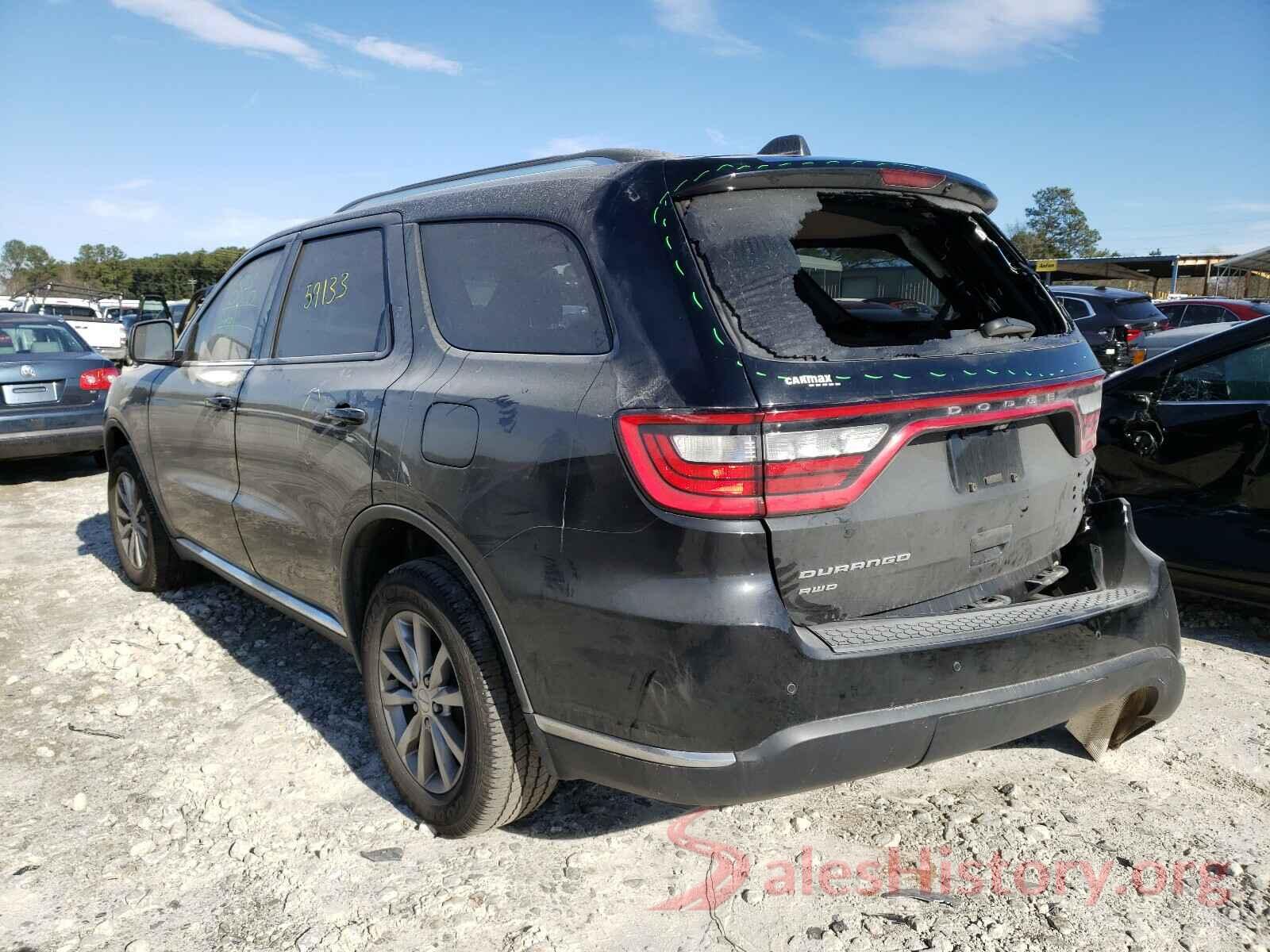 1C4RDJAGXHC833764 2017 DODGE DURANGO