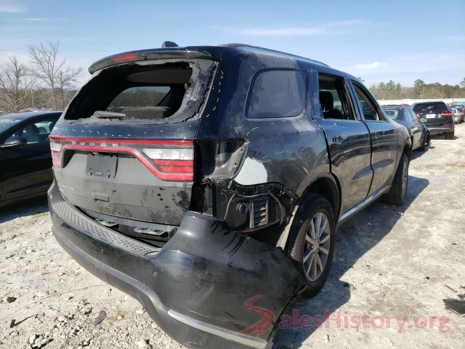 1C4RDJAGXHC833764 2017 DODGE DURANGO