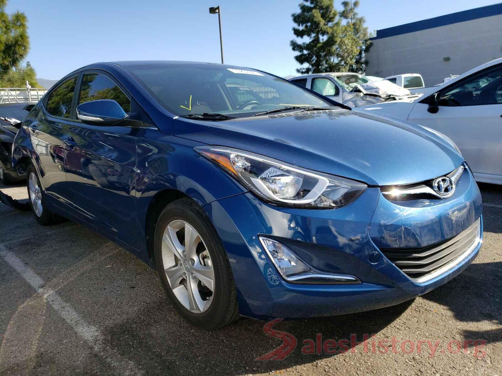 KMHDH4AE8GU491279 2016 HYUNDAI ELANTRA