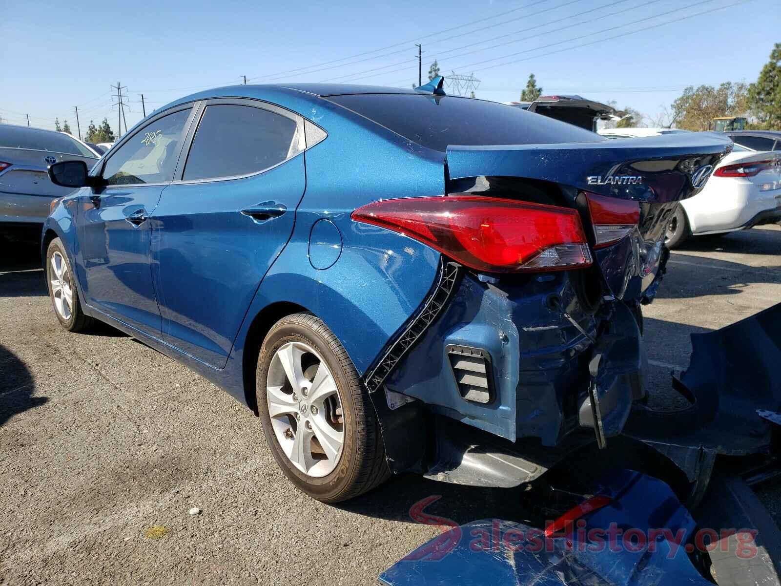 KMHDH4AE8GU491279 2016 HYUNDAI ELANTRA