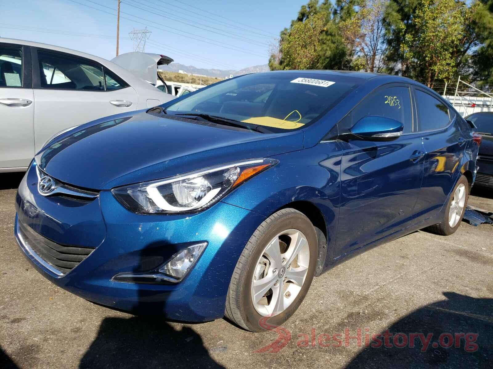 KMHDH4AE8GU491279 2016 HYUNDAI ELANTRA