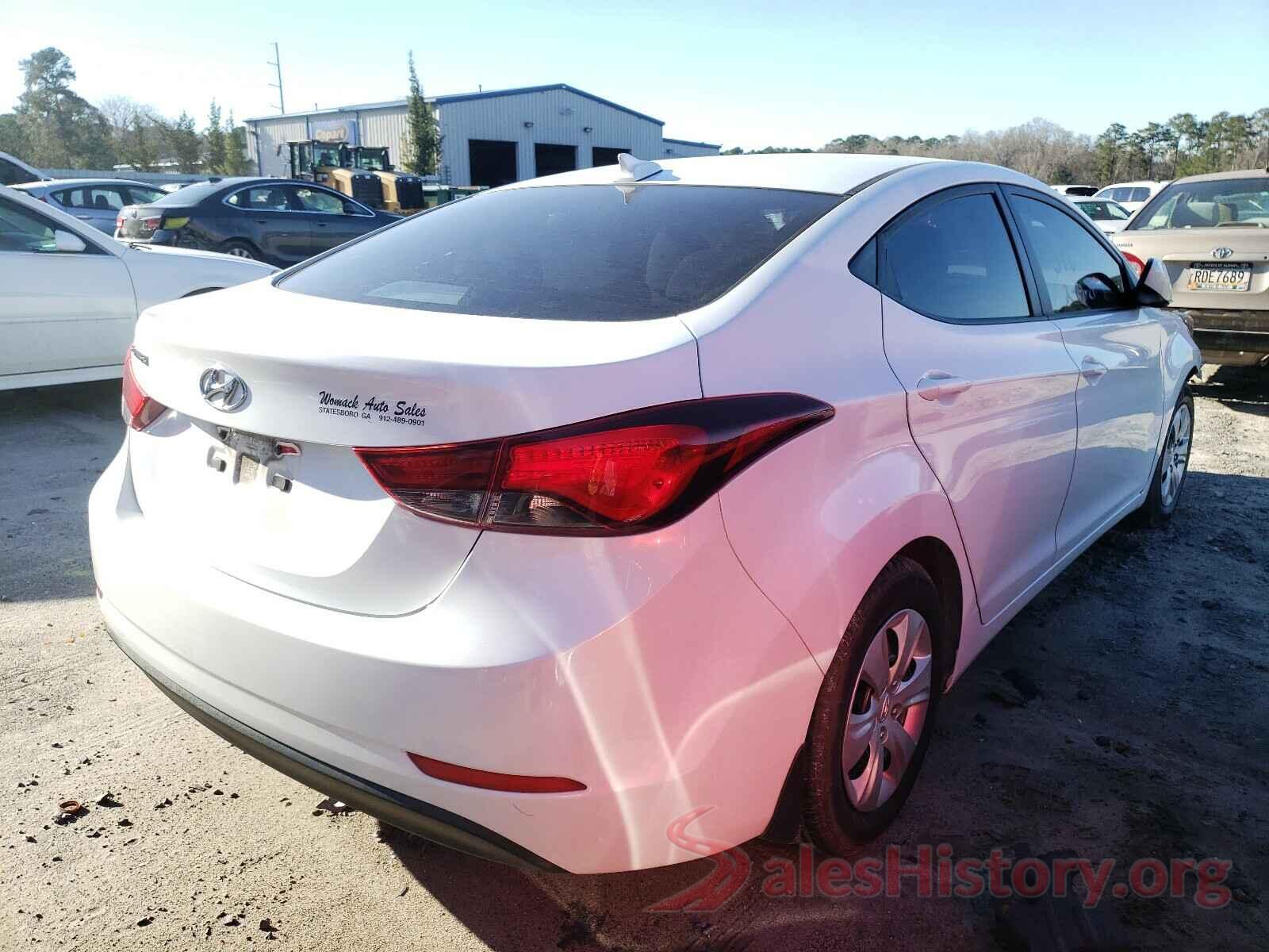 5NPDH4AE0GH786357 2016 HYUNDAI ELANTRA