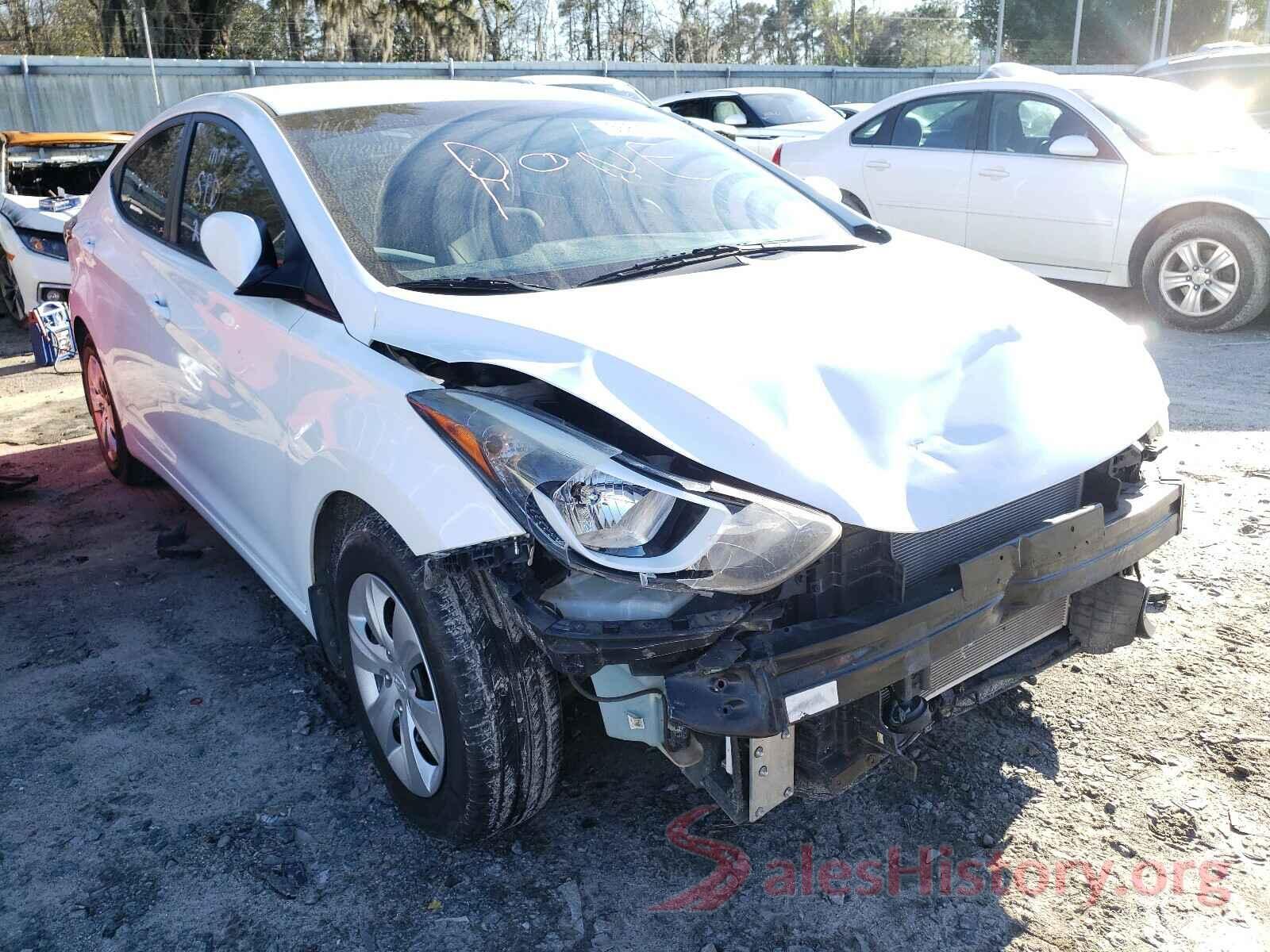 5NPDH4AE0GH786357 2016 HYUNDAI ELANTRA