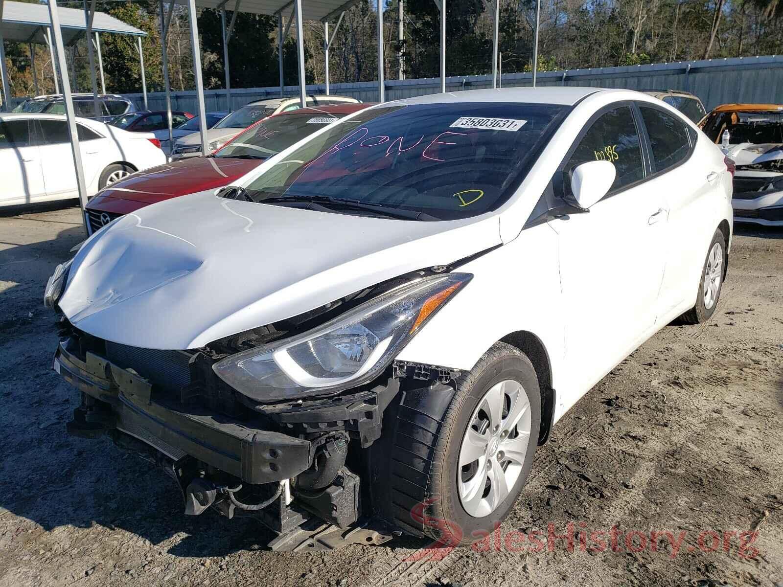 5NPDH4AE0GH786357 2016 HYUNDAI ELANTRA