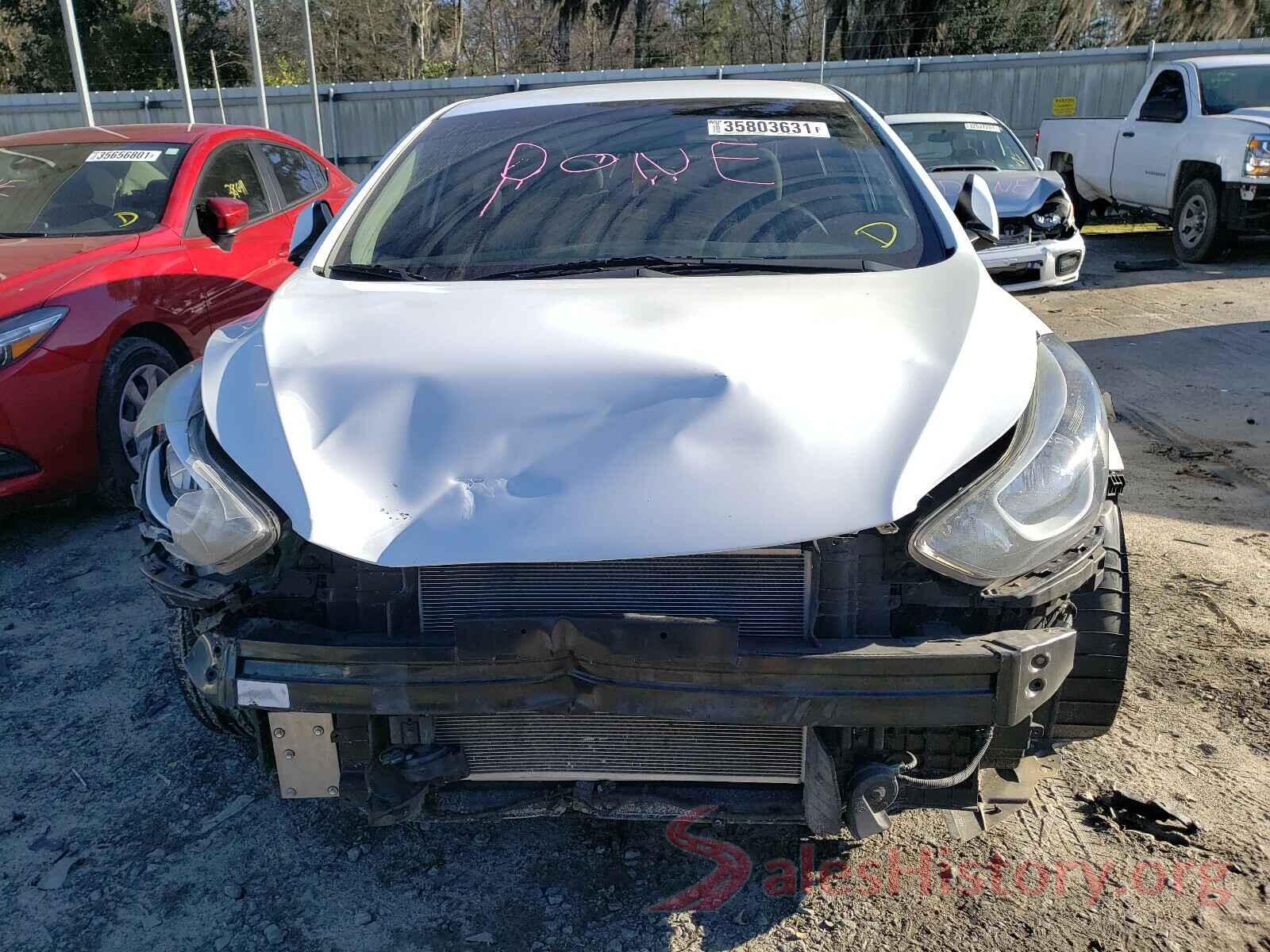 5NPDH4AE0GH786357 2016 HYUNDAI ELANTRA