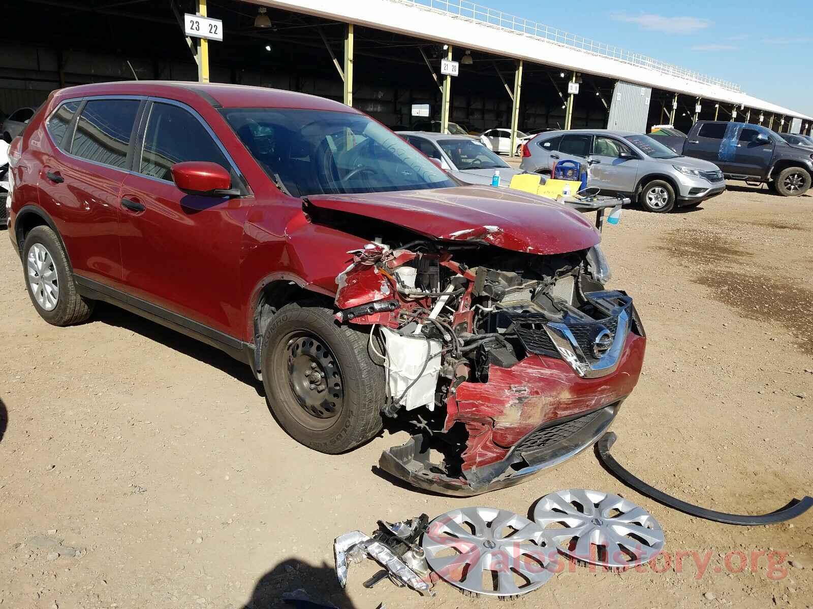 KNMAT2MTXGP646336 2016 NISSAN ROGUE