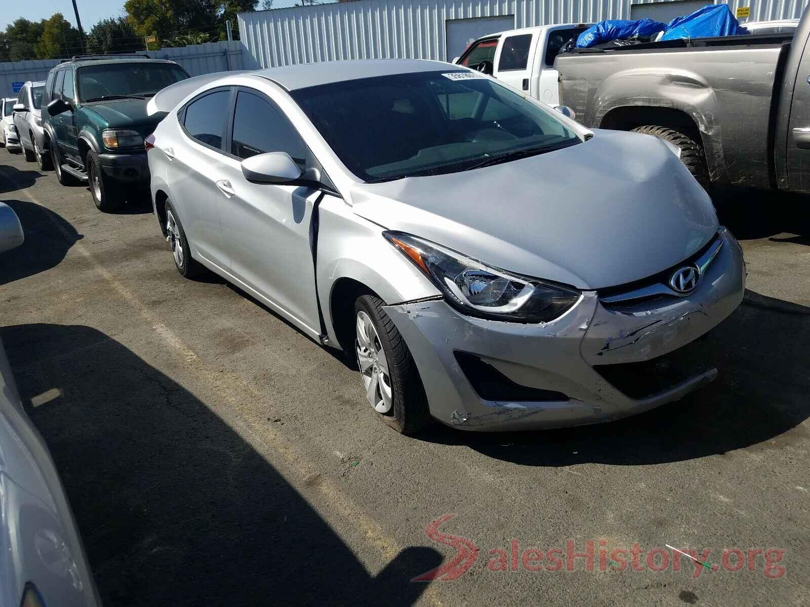 5NPDH4AE7GH703653 2016 HYUNDAI ELANTRA