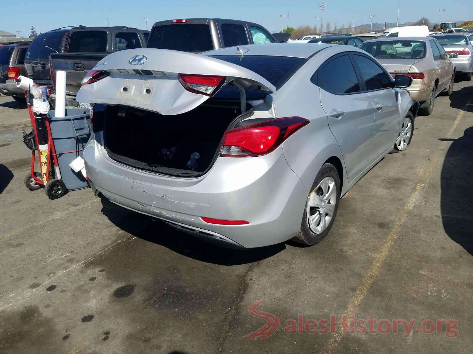 5NPDH4AE7GH703653 2016 HYUNDAI ELANTRA