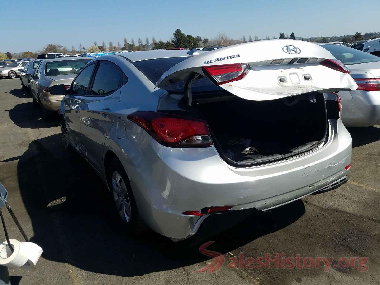 5NPDH4AE7GH703653 2016 HYUNDAI ELANTRA