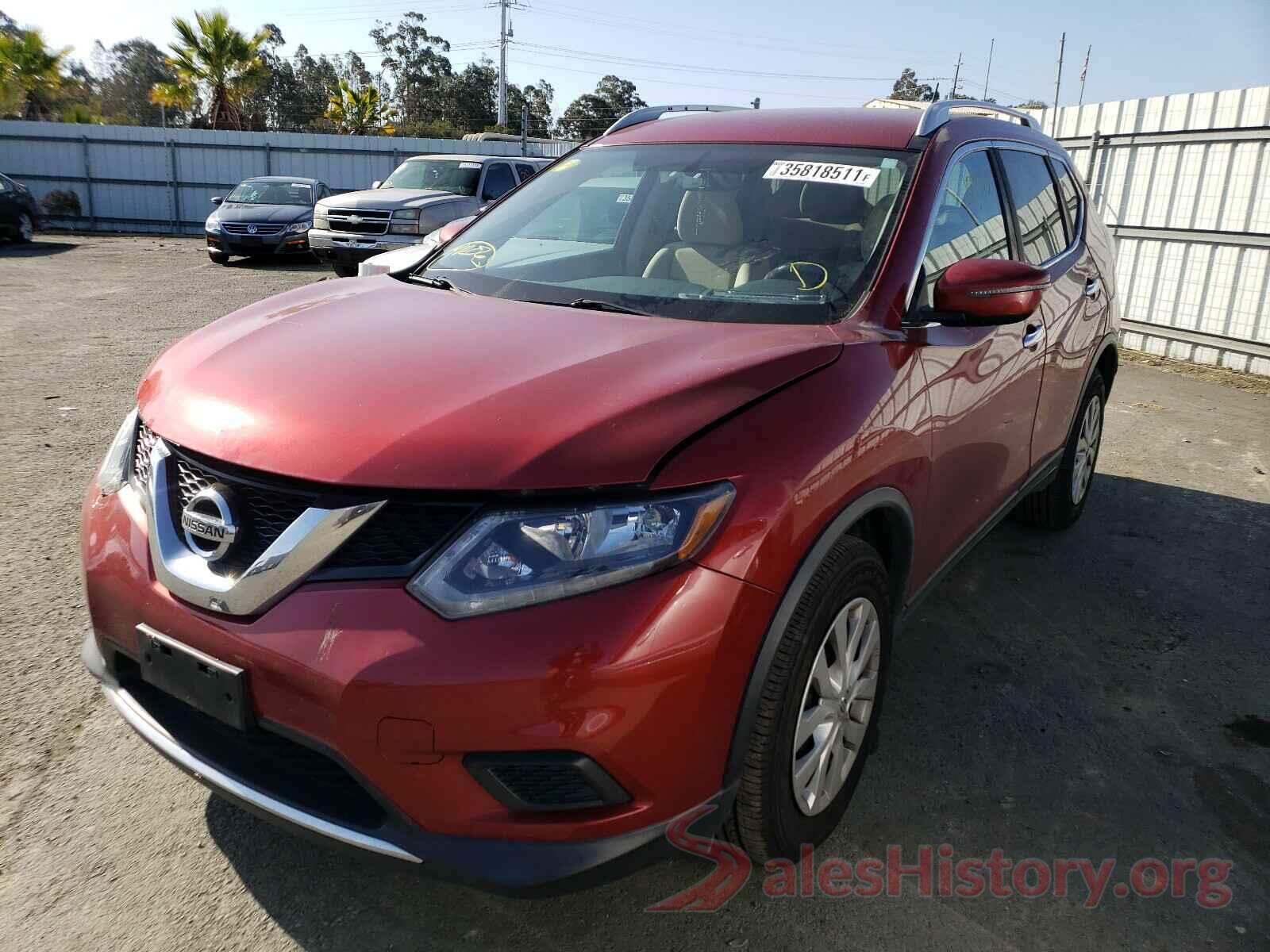 KNMAT2MT4GP645893 2016 NISSAN ROGUE