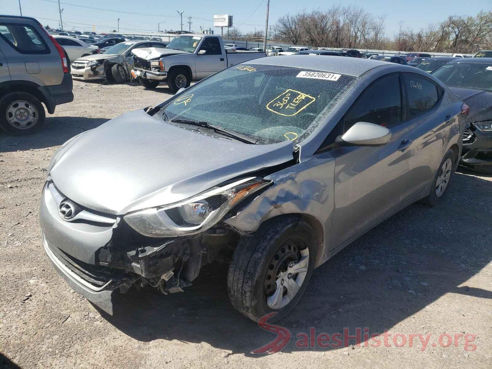 5NPDH4AE1GH772726 2016 HYUNDAI ELANTRA