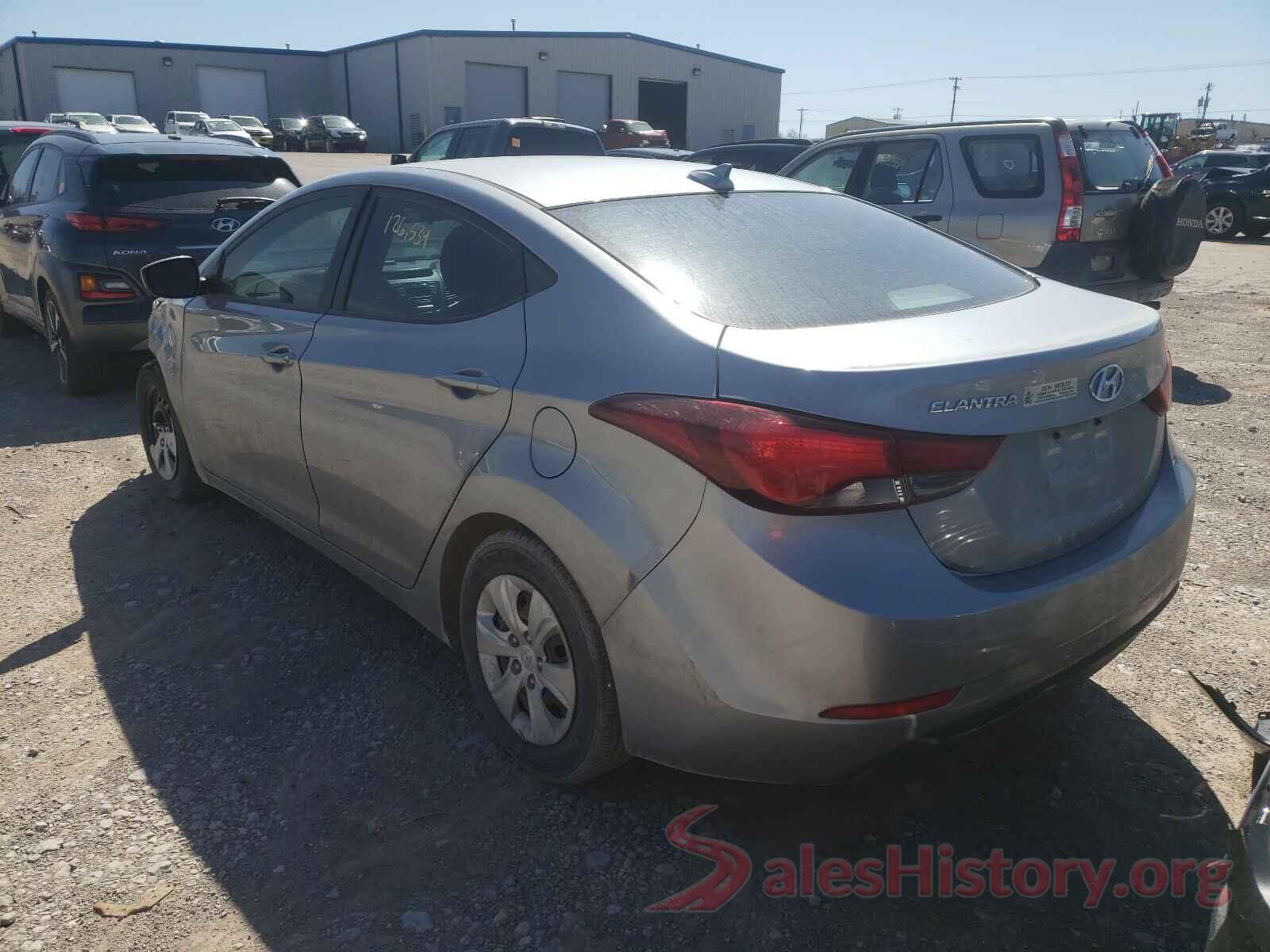 5NPDH4AE1GH772726 2016 HYUNDAI ELANTRA