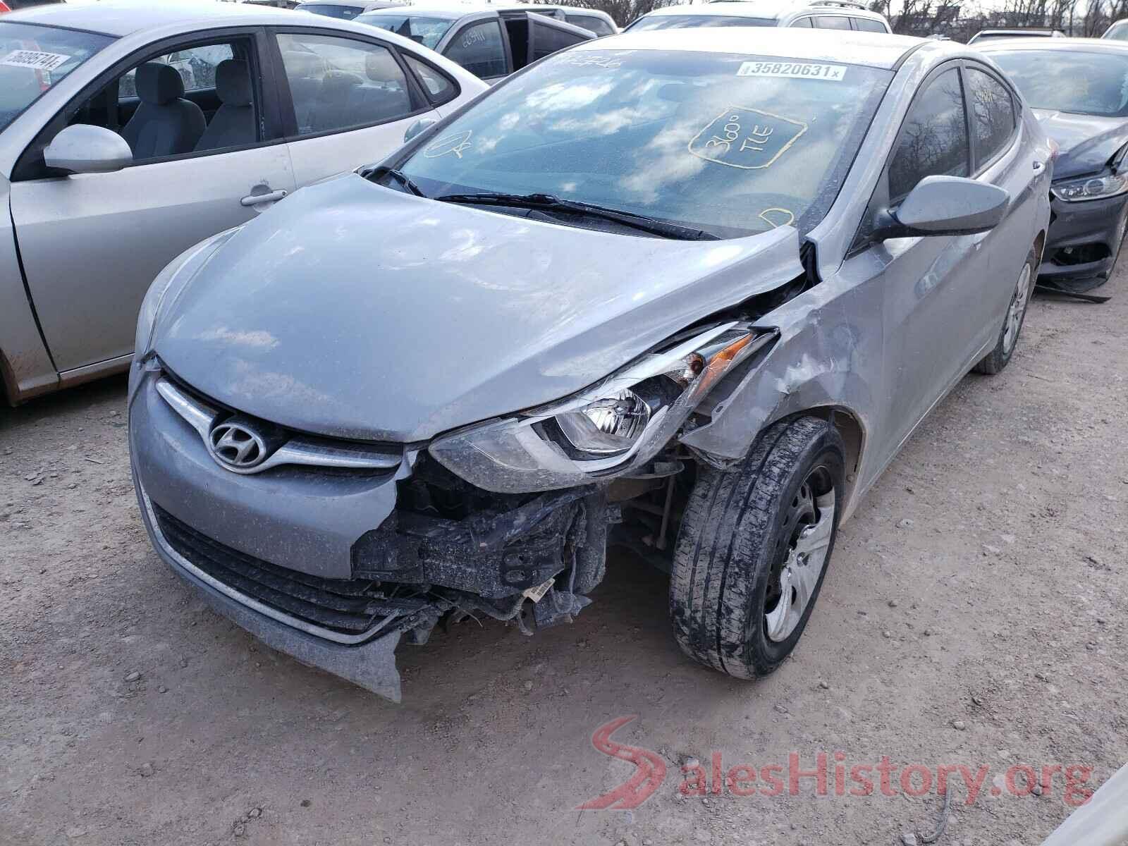 5NPDH4AE1GH772726 2016 HYUNDAI ELANTRA