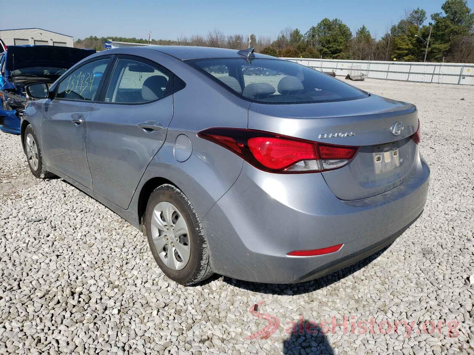 5NPDH4AE9GH726660 2016 HYUNDAI ELANTRA