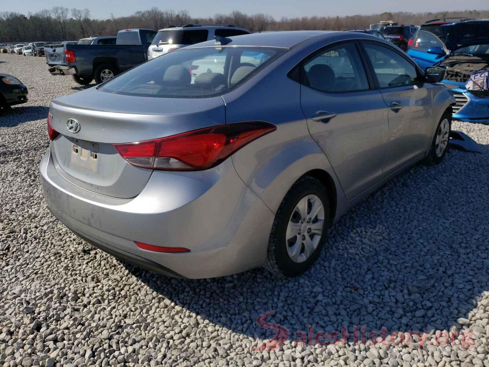 5NPDH4AE9GH726660 2016 HYUNDAI ELANTRA