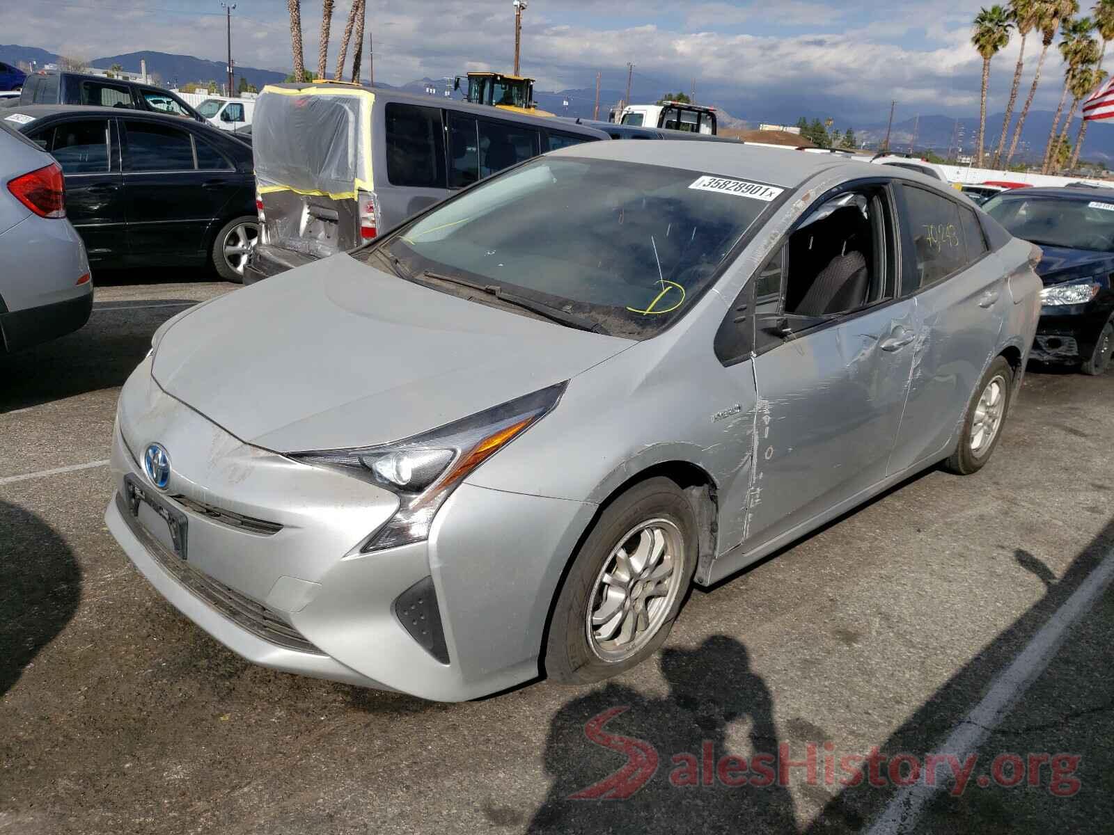 JTDKBRFUXG3000419 2016 TOYOTA PRIUS