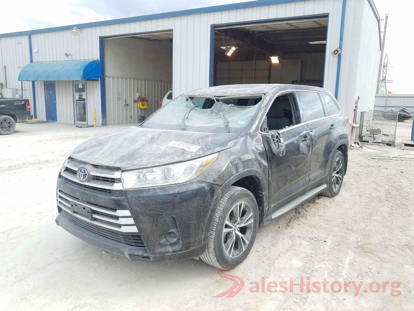 5TDZZRFH8KS332296 2019 TOYOTA HIGHLANDER