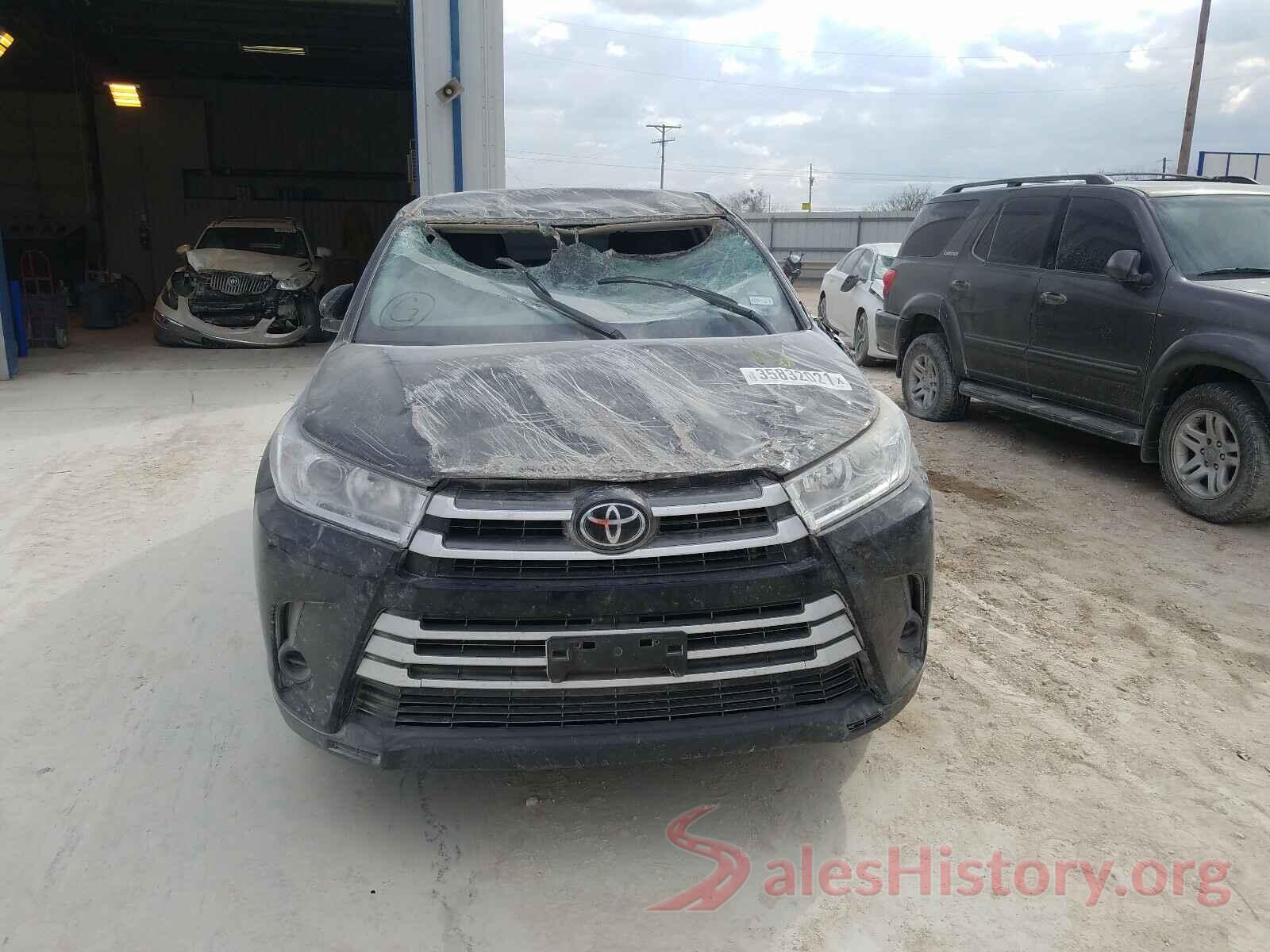 5TDZZRFH8KS332296 2019 TOYOTA HIGHLANDER