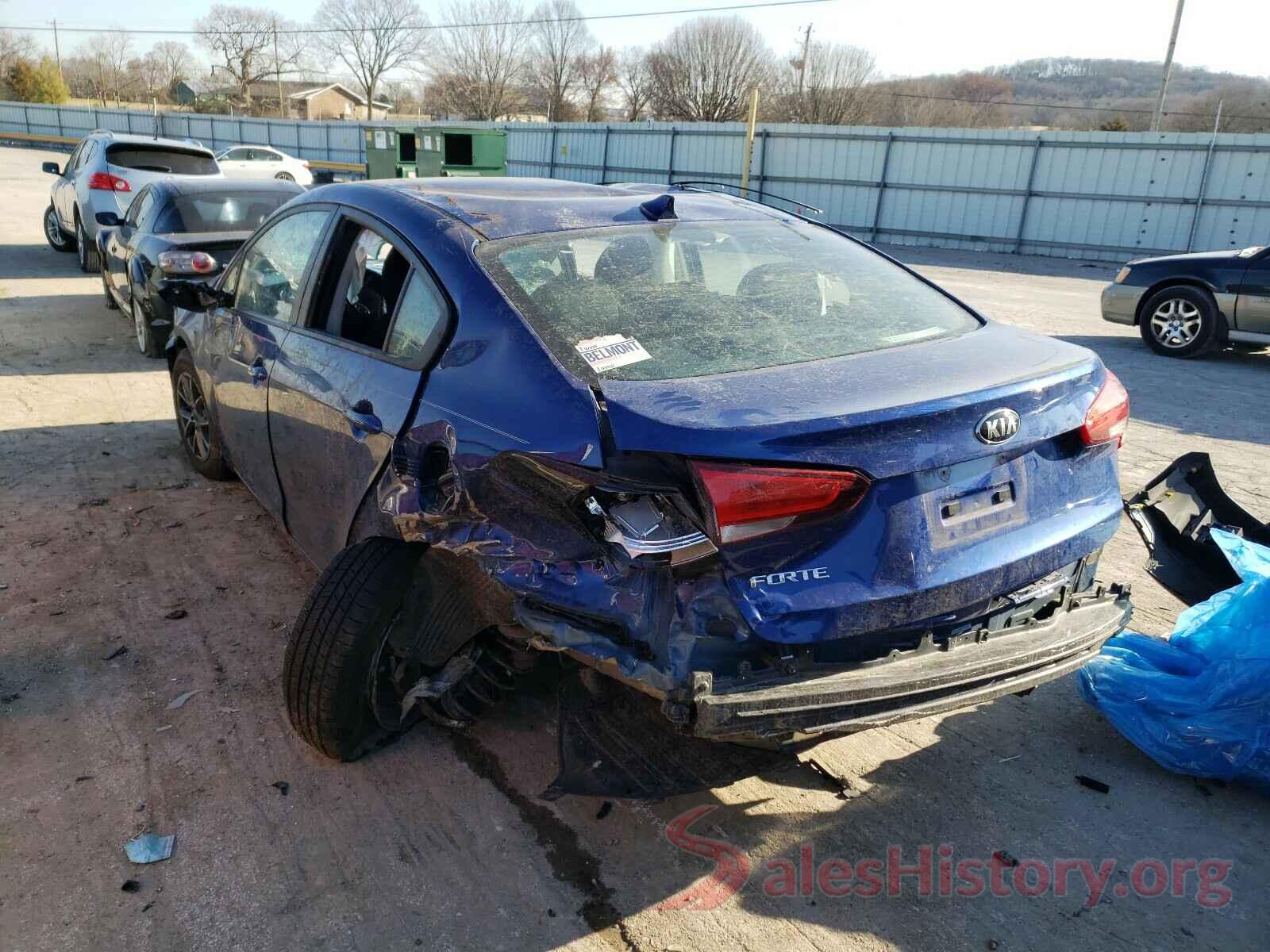 3KPFK4A7XHE160980 2017 KIA FORTE