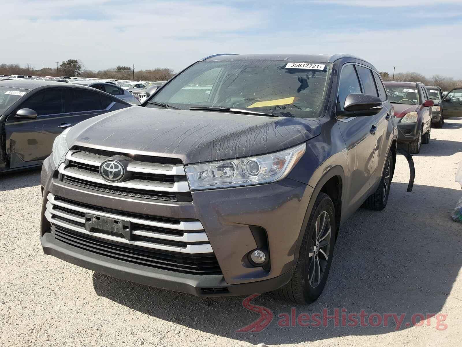 5TDJZRFH8KS581114 2019 TOYOTA HIGHLANDER