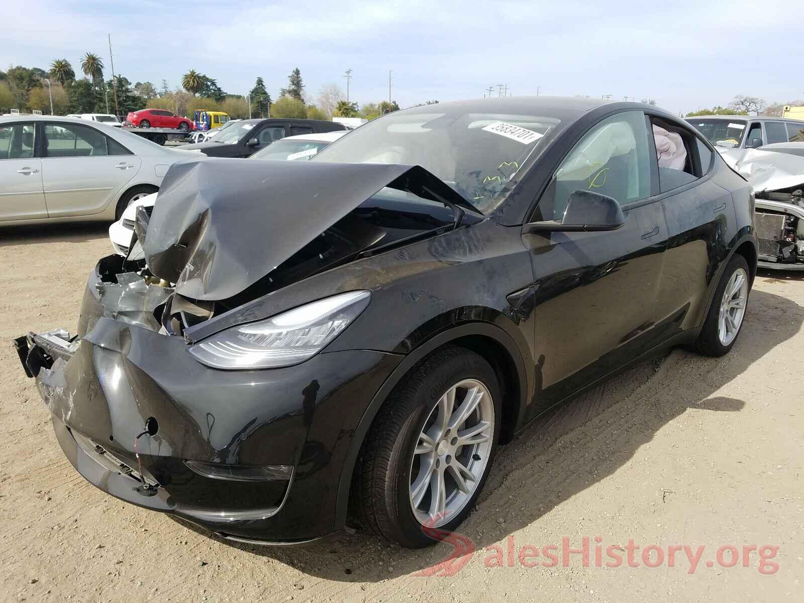 5YJYGDEE8MF089348 2021 TESLA MODEL Y