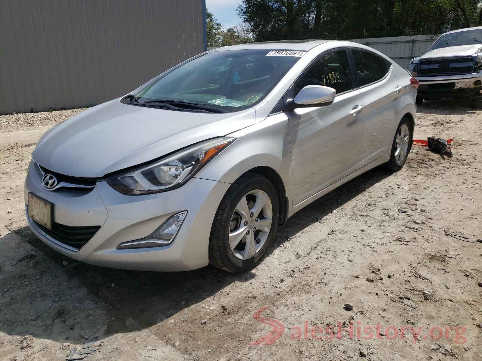 KMHDH4AE2GU575789 2016 HYUNDAI ELANTRA