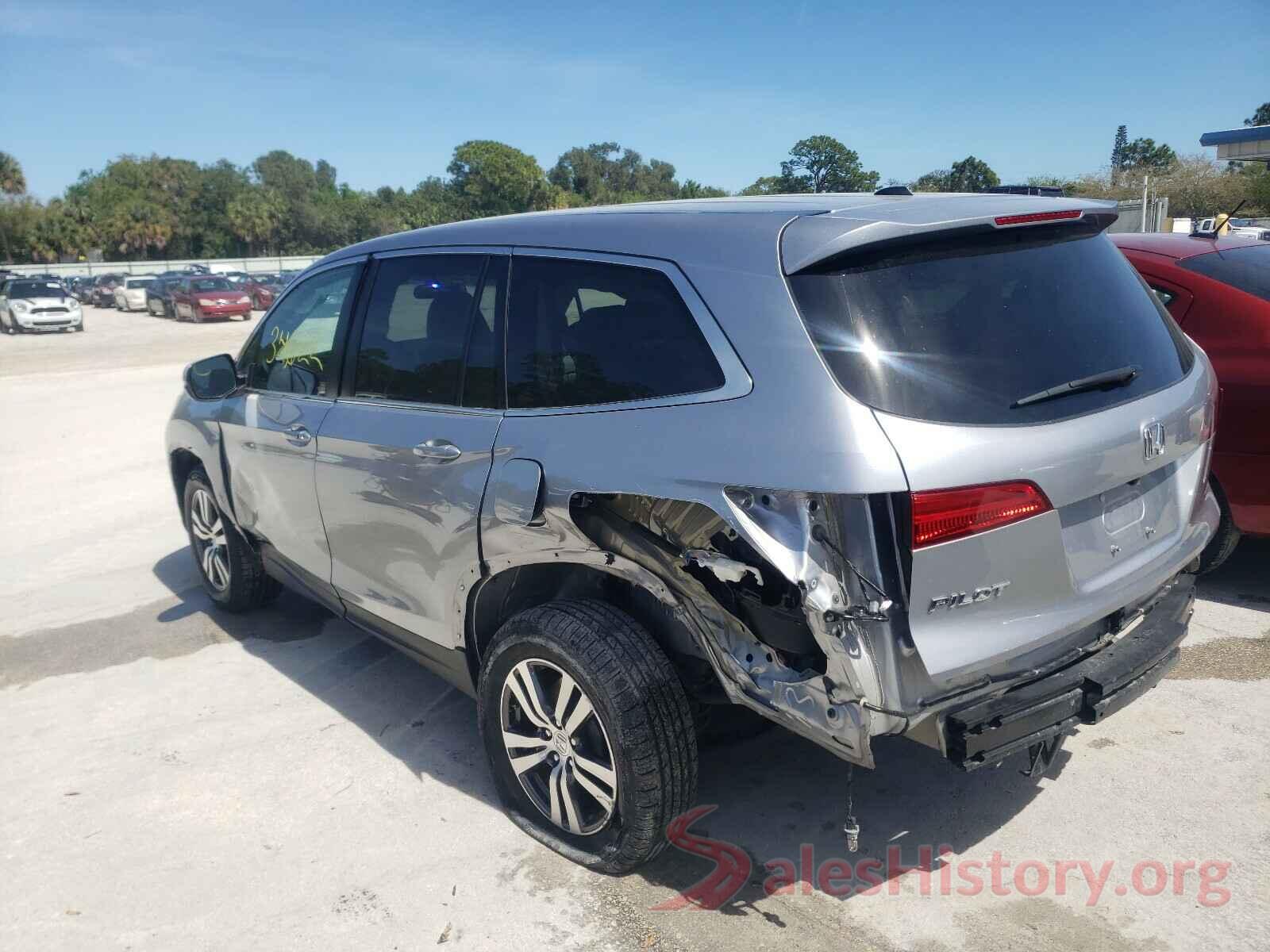 5FNYF5H33GB054109 2016 HONDA PILOT