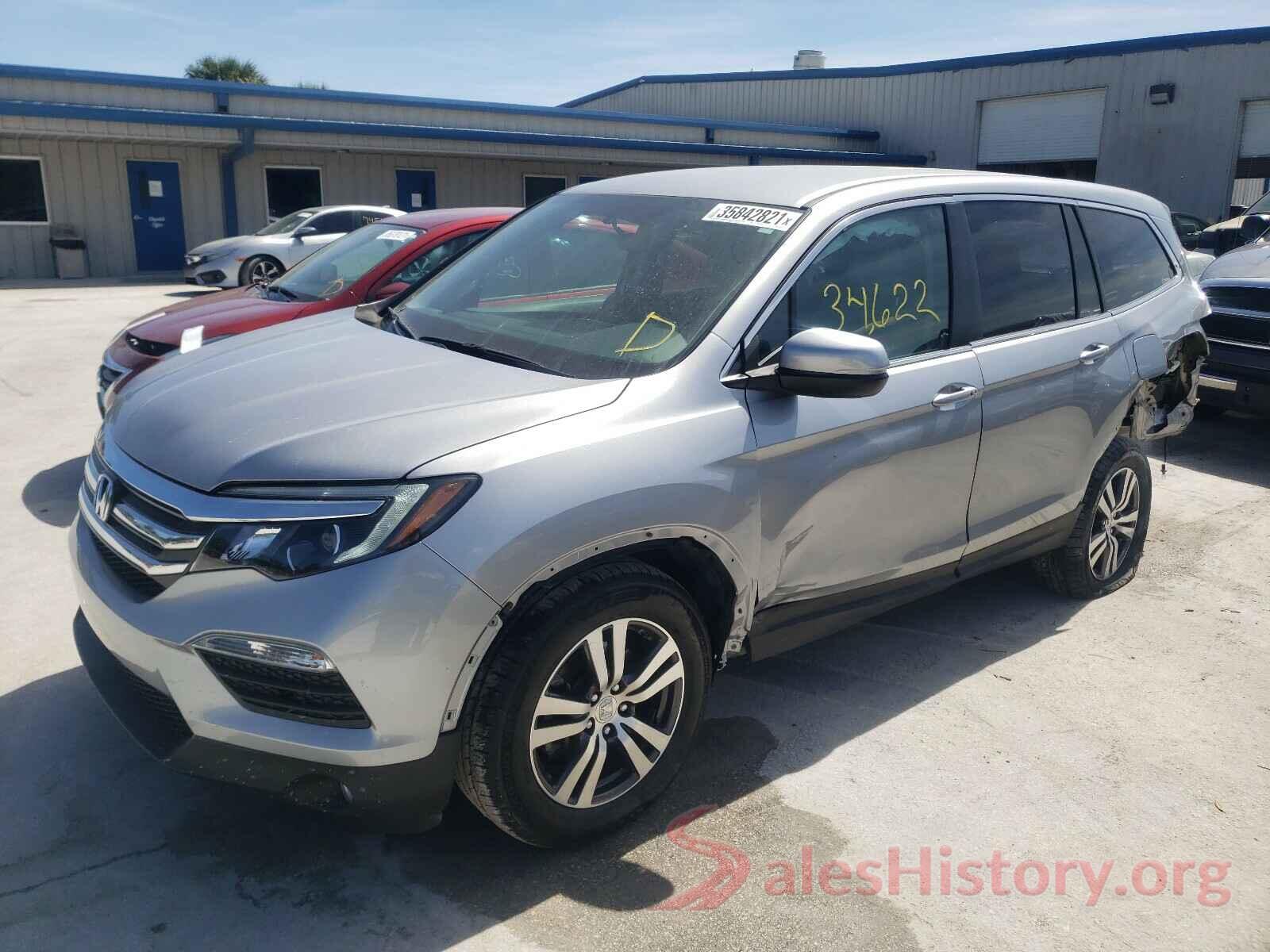 5FNYF5H33GB054109 2016 HONDA PILOT