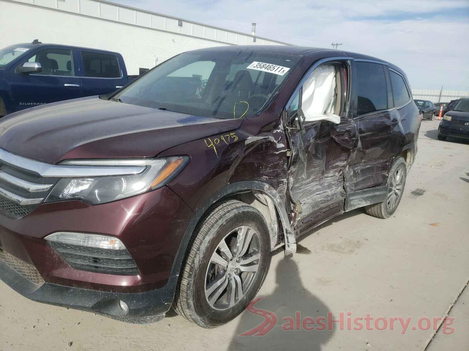 5FNYF6H33HB034451 2017 HONDA PILOT