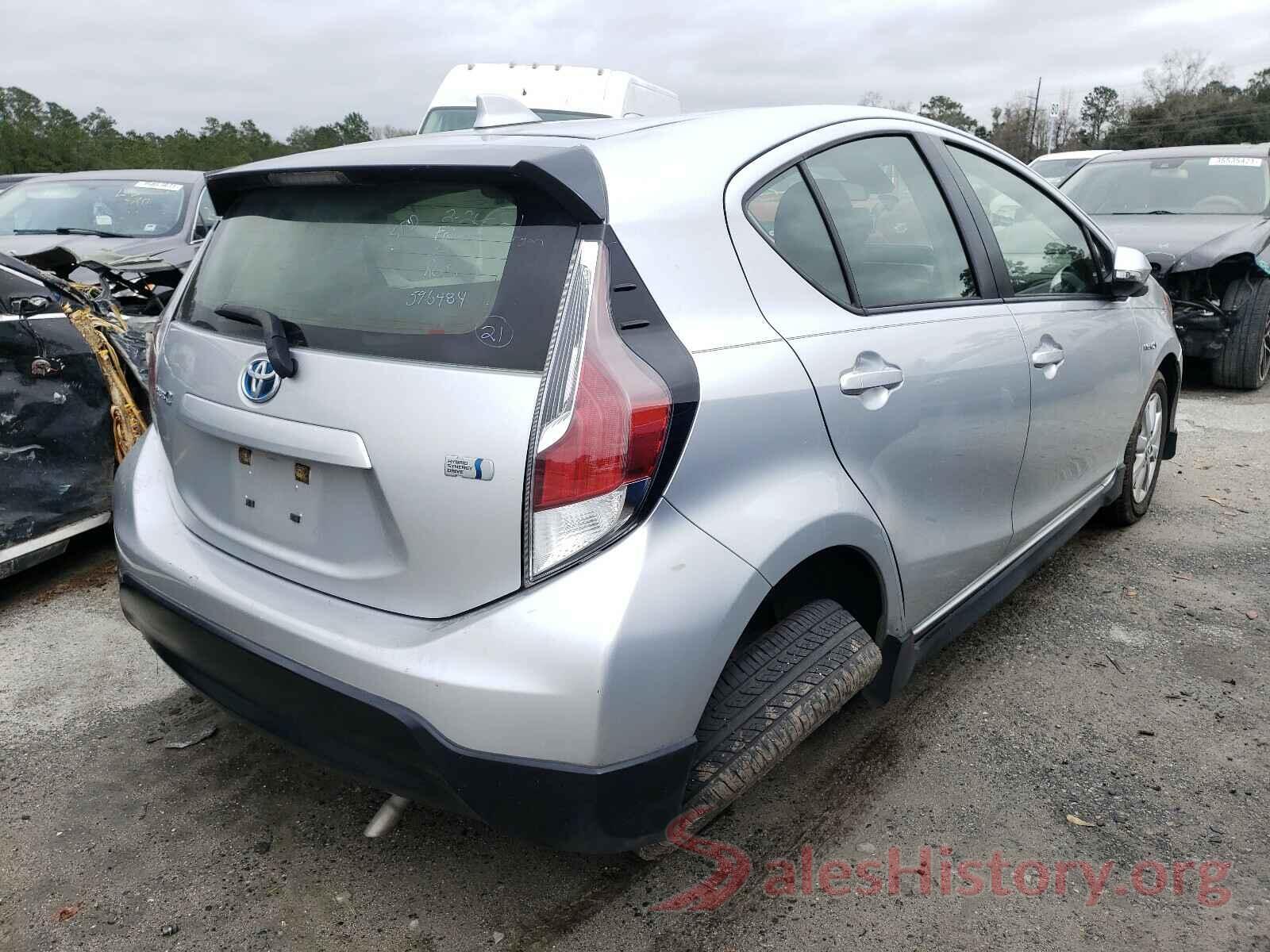 JTDKDTB36H1596484 2017 TOYOTA PRIUS