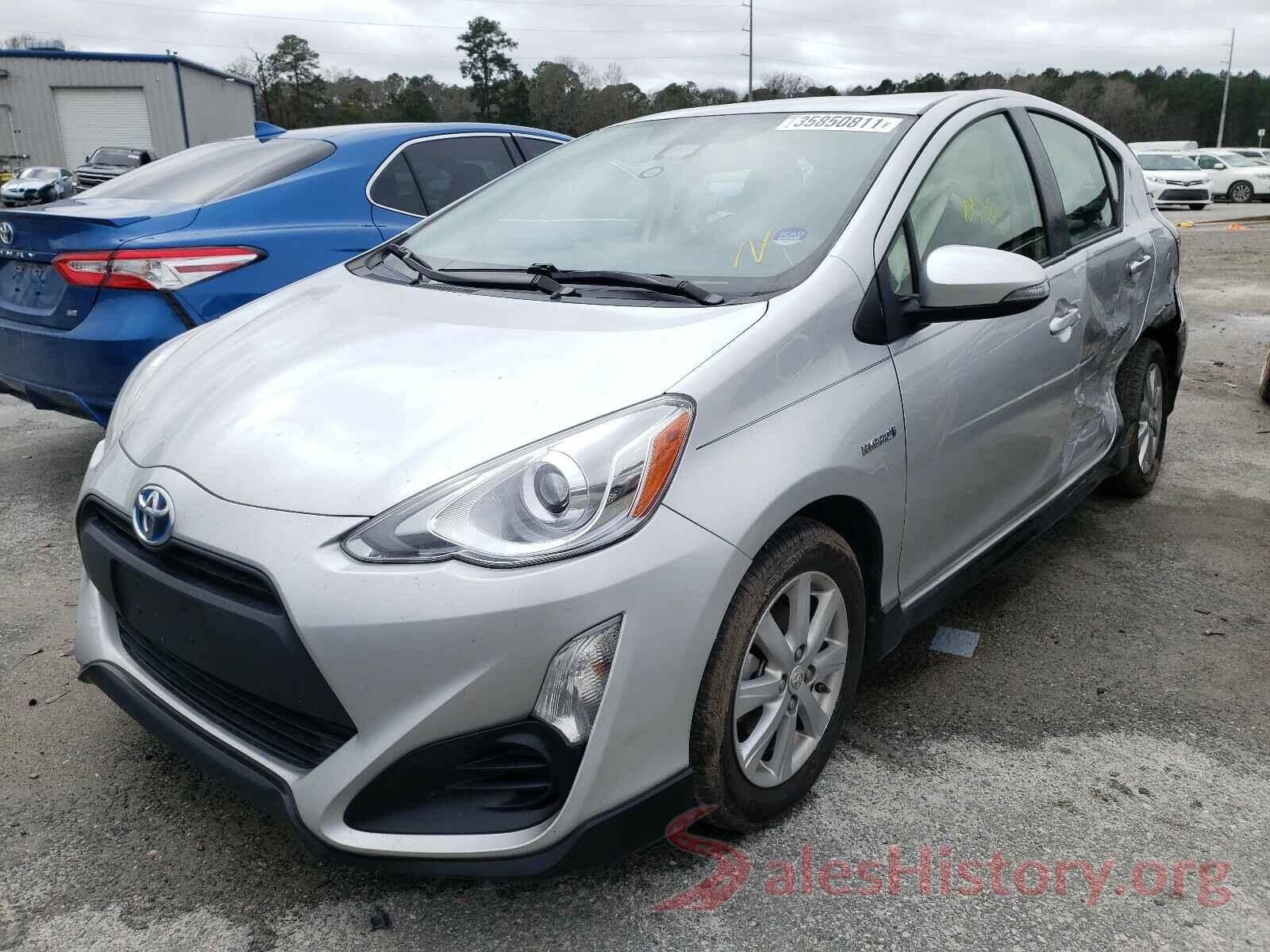 JTDKDTB36H1596484 2017 TOYOTA PRIUS